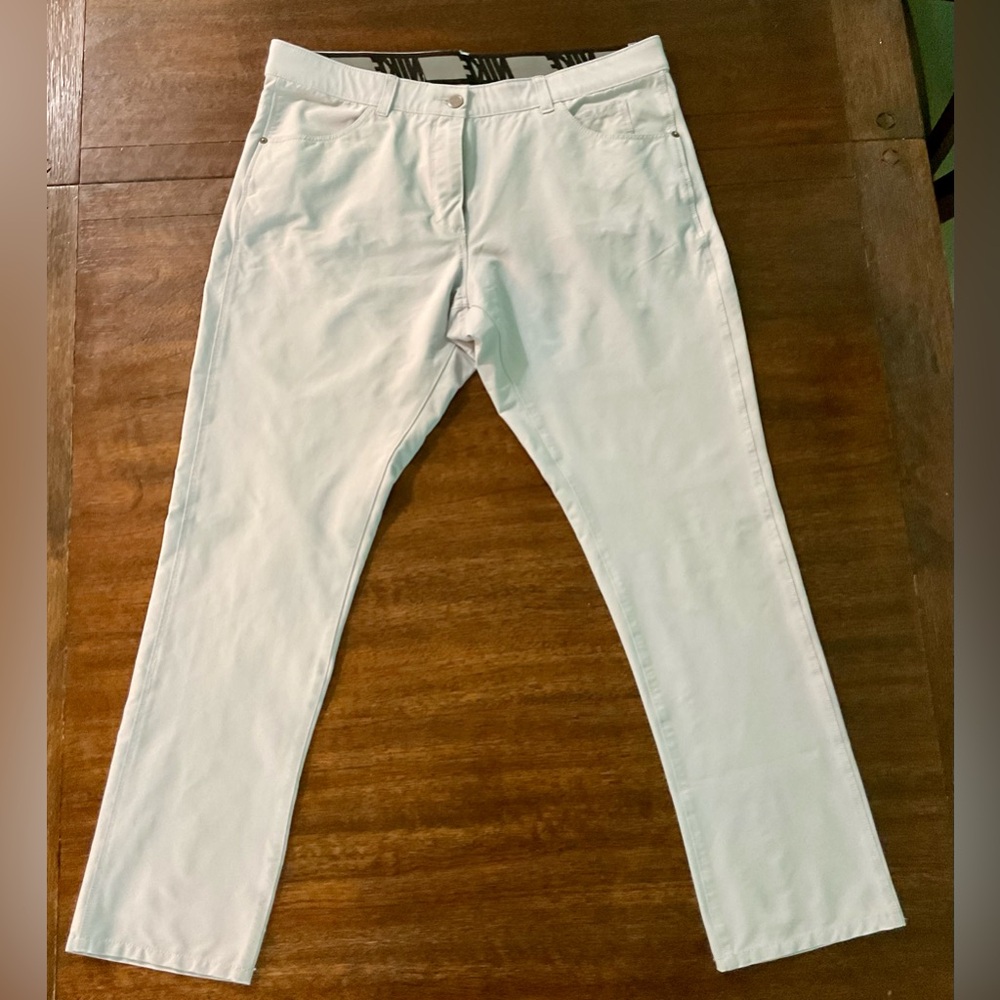 Nike Golf Pants Men's Size 34x30 gray color  Dri Fit Flat Front